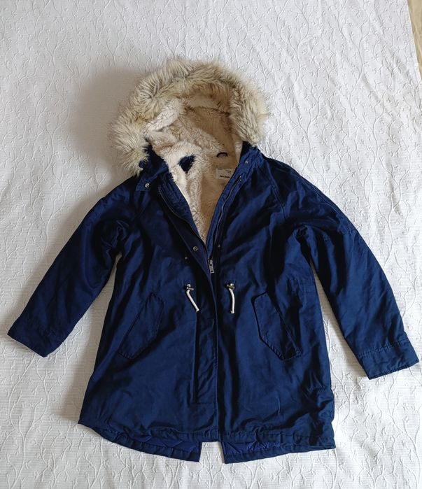 Куртка-парка Zara Kids 13-14(164) синій колір