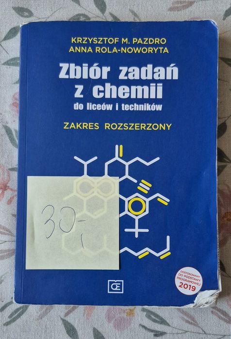 Zbiór zadań z chemii zakres rozszerzony