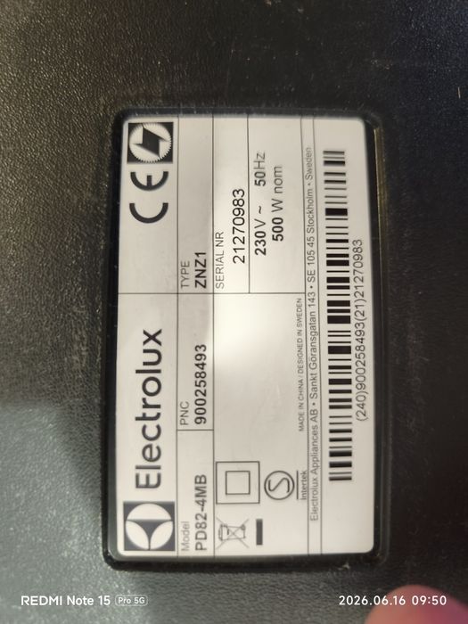 Odkurzacz Electrolux Pure D8.2 silence uszkodzony