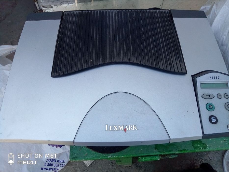 принтр Lexmark. рабочий нет картриджа