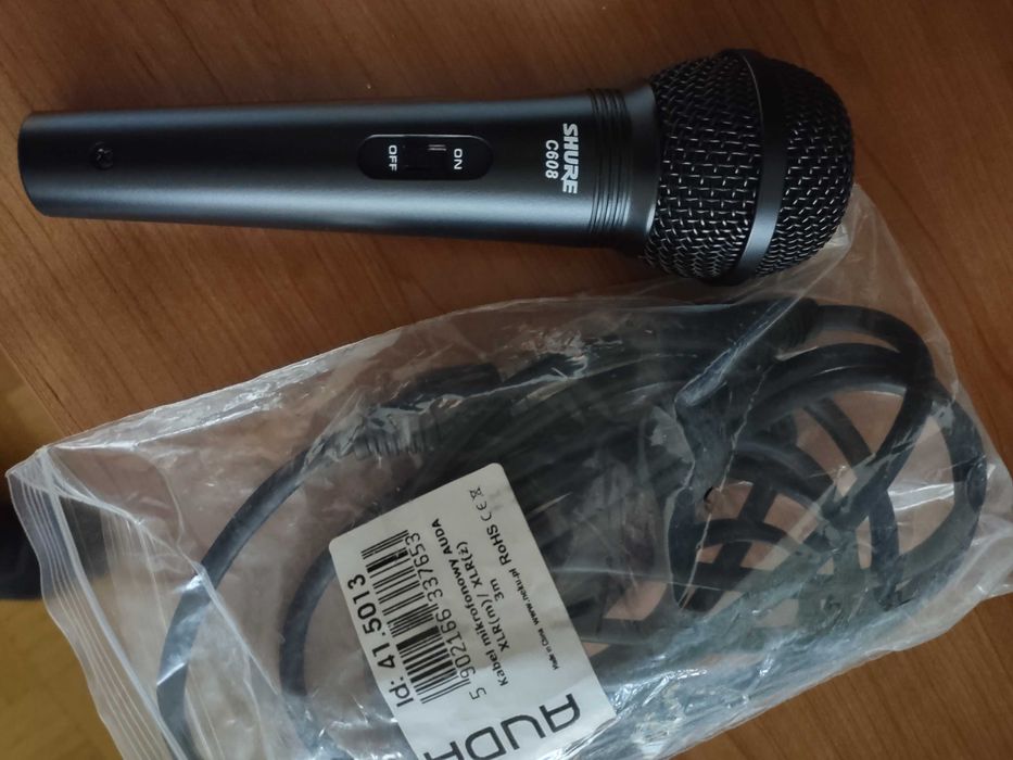 Mikrofon dynamiczny przewodowy Shure C608N