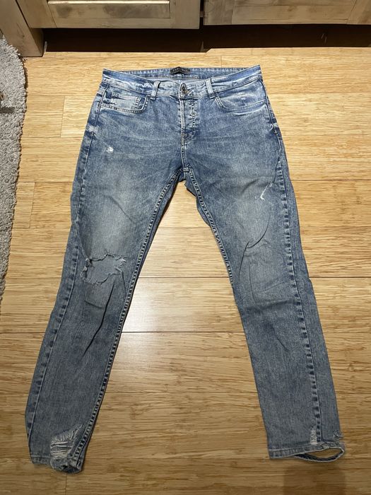 Jeansy Spodnie carrot zara 34