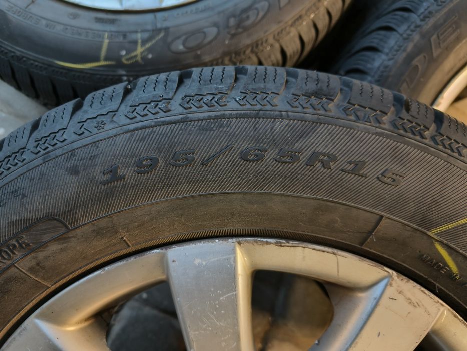 Felgi aluminiowe 5*122/R15 +opony zimowe
