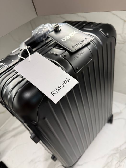 Rimowa валіза алюмінієва /чемодан/ручная кладь  черный/ручна поклажа