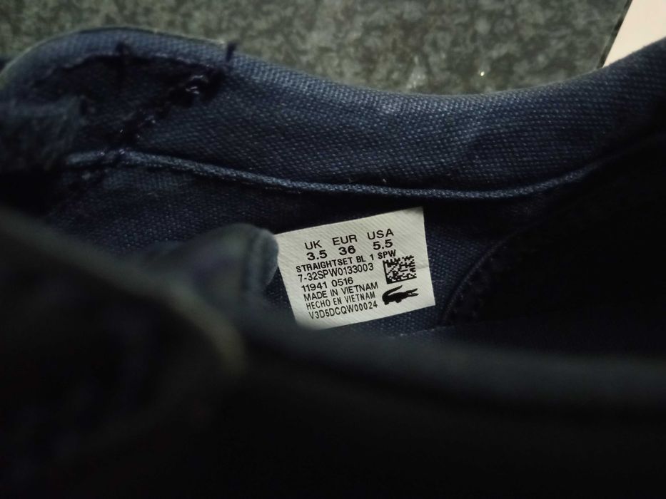 LACOSTE granatowe roz.36