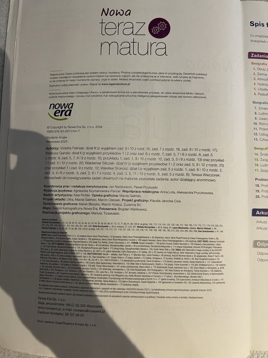 Zbiór zadań maturalnych geografia