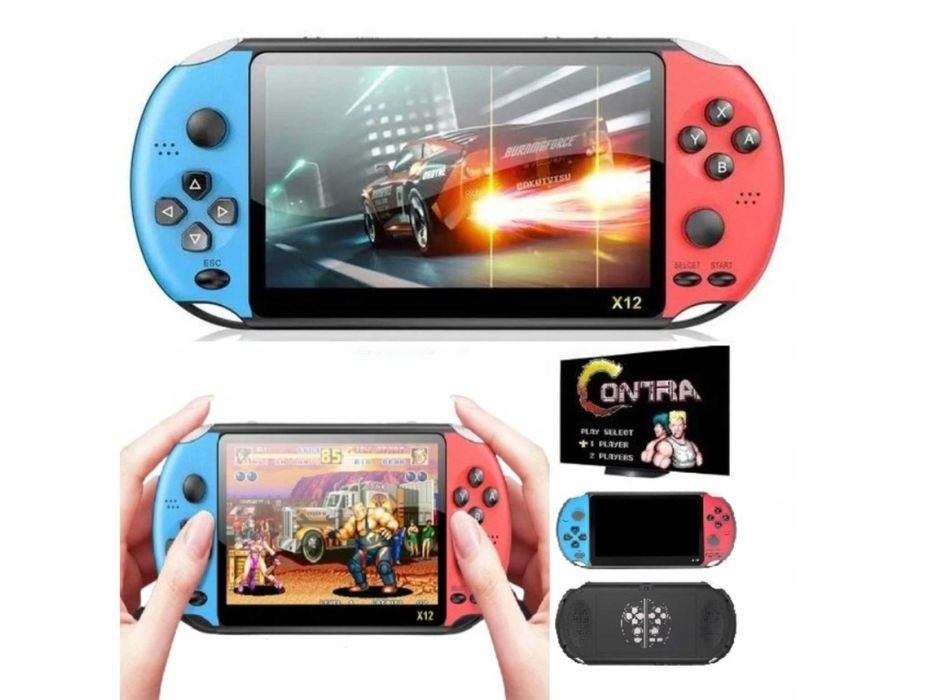 Mini Konsola Przenośna 1000 Gier Polskie Menu 8GB Gra 5,1" - WYPRZEDAŻ