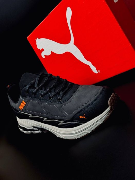 Кожаные кроссовки Puma/ качество и стиль - каждый день / мужские Пума