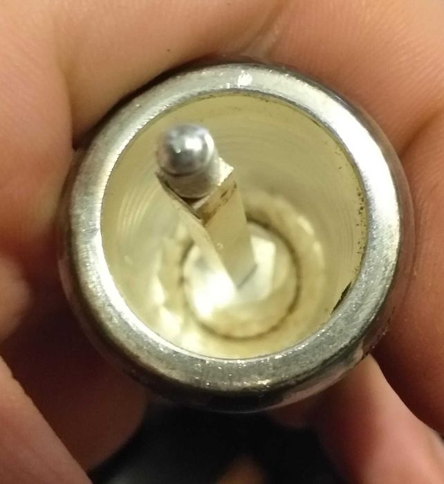 Młynek do pieprzu i soli lata 60 posrebrzany.