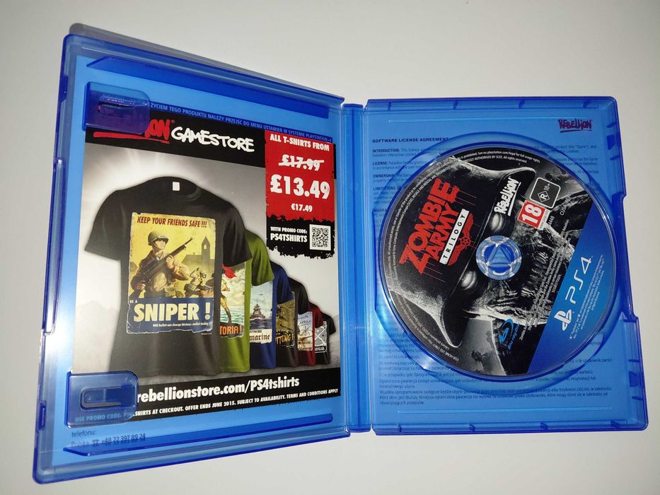 ps4 ZOMBIE ARMY TRILOGY po polsku strzelanka zombiaki 2 wojna zombie