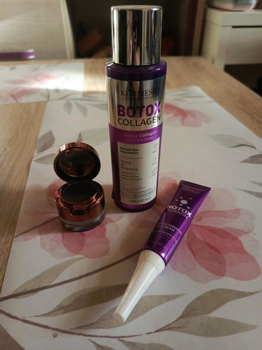 Serum botox collagen, krem pod oczy, pomada do brwi
