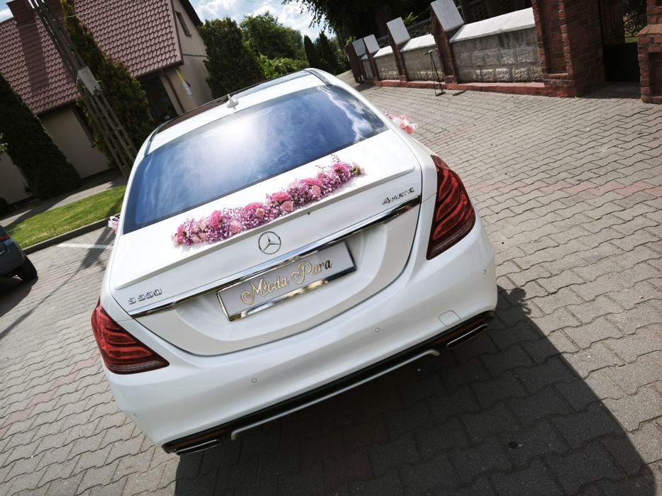 Auto do ślubu mercedes S klasa