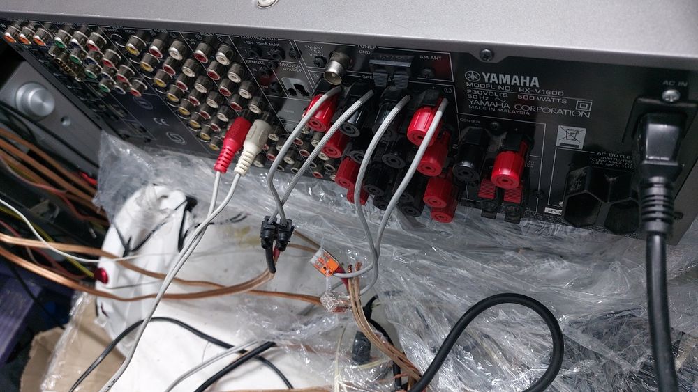 yamaha rx v1600 ресивер 17.4 кг 120 ват на канал