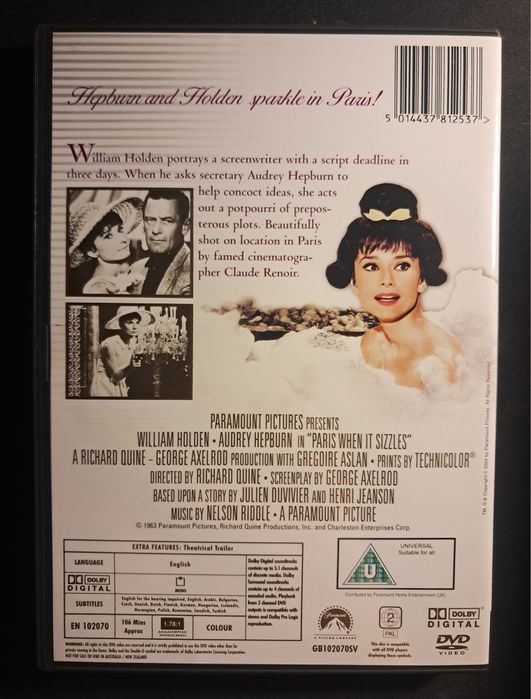 Kiedy Paryż wrze | Audrey Hepburn | DVD