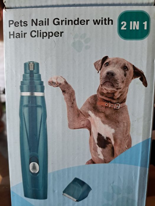 Kit de máquina de aparar unhas e pêlo para cães