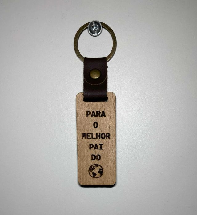 Porta Chaves PERSONALIZÁVEL - Presente para o Dia do Pai