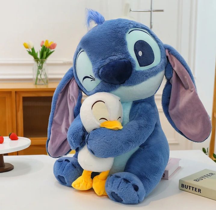 М'яка іграшка Стіч з качкою 30 см