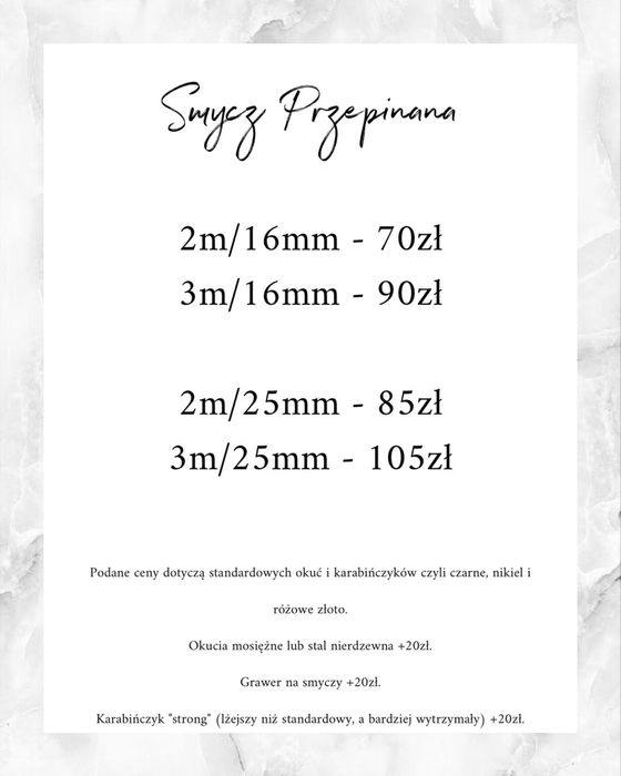 Wyprzedaż! Obroża dla psa (typu Biothane) pvc 25mm