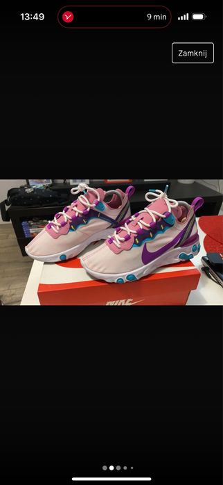 Buty nike w react element 55 magic flamingo/vivid purple