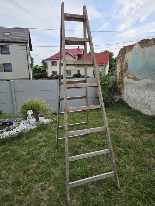 Drabina drewniana 8 szteblowa z niemiec