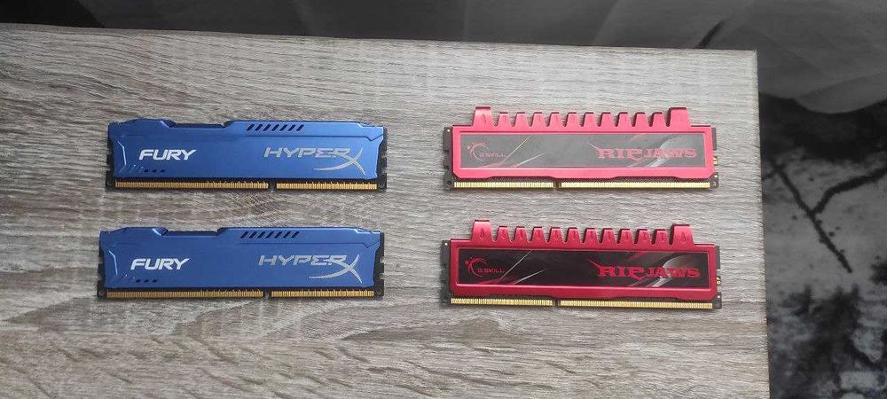 Оперативна памʼять DDR3 комплекти 8GB — HyperX / G.Skill Ripjaws