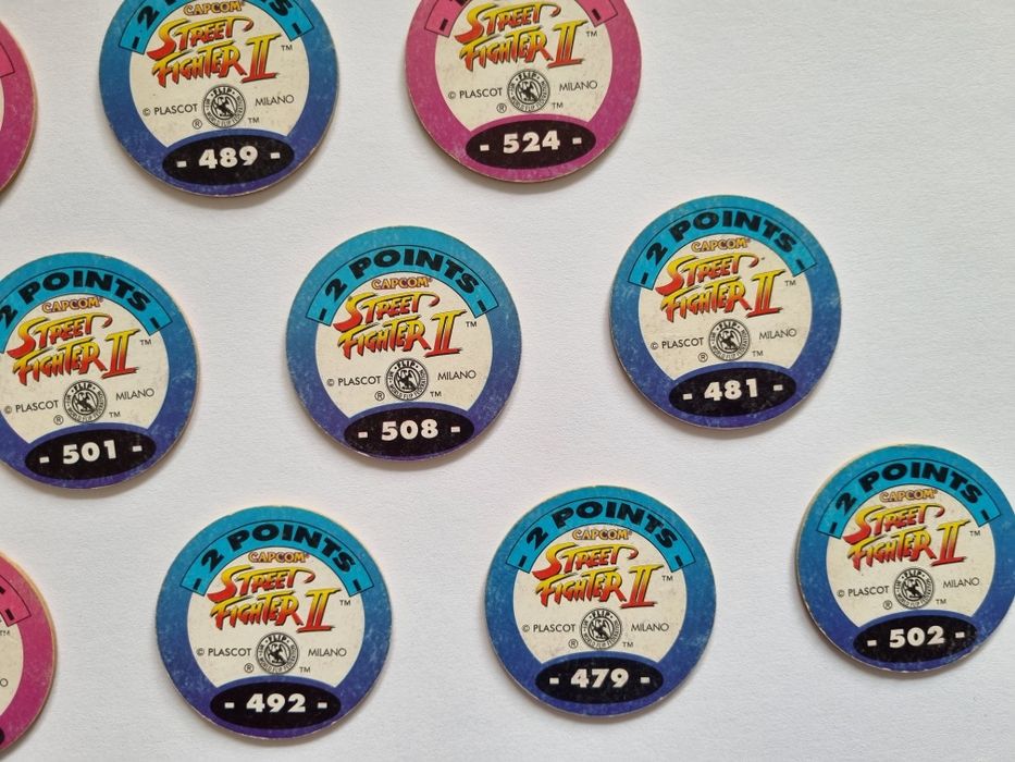 Żetony Street Fighter tazo tazos