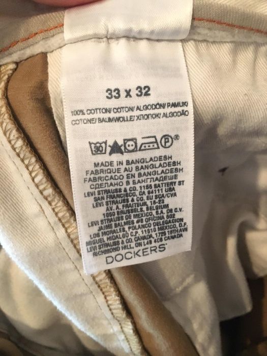 Calça Dockers D1 Slimfit castanho