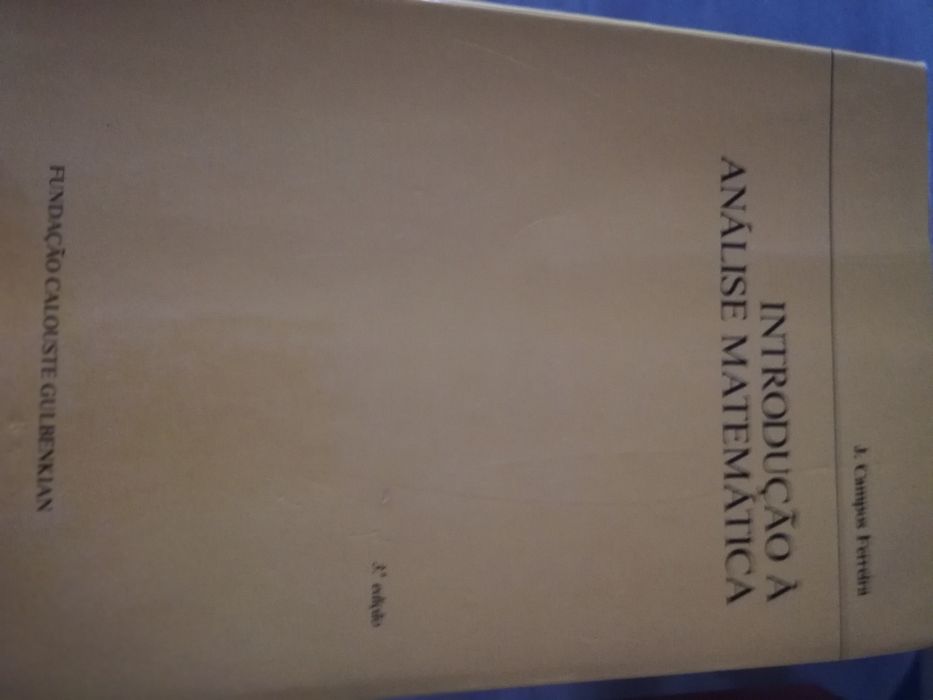 Introdução Analise Matematica Gulbenkian