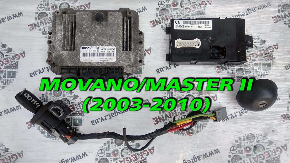 Мозги ЭБУ ЕБУ Блок Иммо AirBag Ключ Рено Master Movano 2,5 3,0 dci