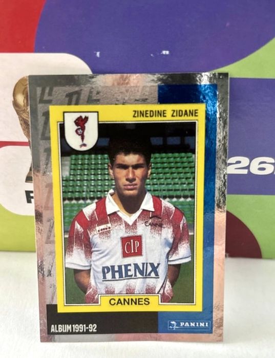 Cromos raros rookies Lloris,Evra ,2x Zidane ,otimó estado