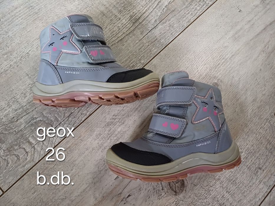 Śniegowce geox zimowe buty dla dziewczynki 26