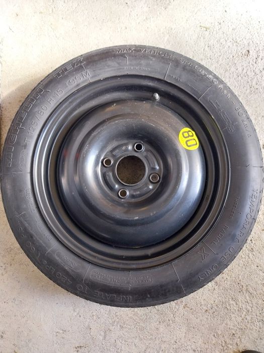 Pneu suplente 125 /80/R15