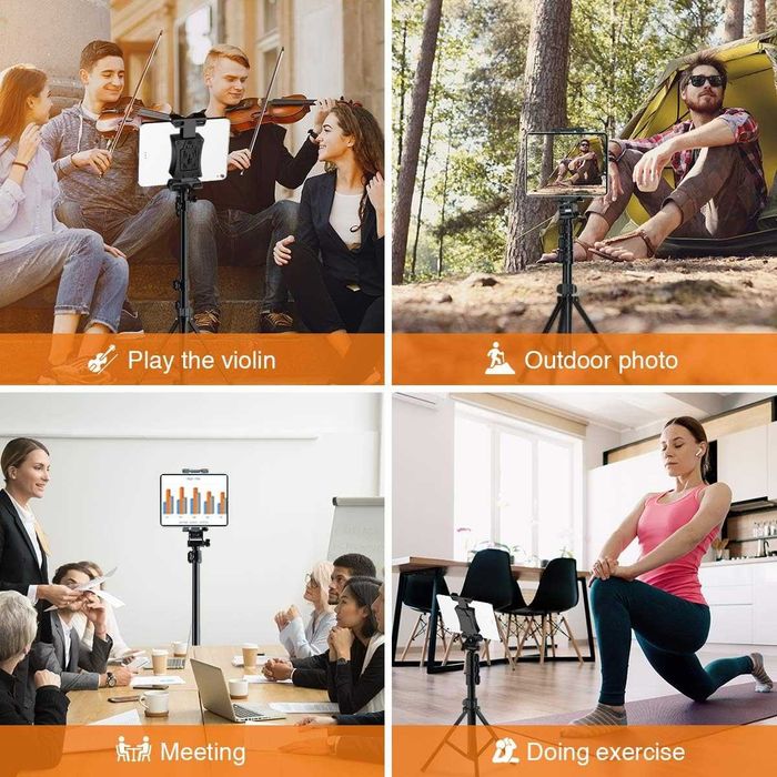 statyw regulowany do tabletu telefonu wolnostojący tripod