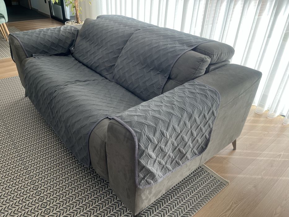 [Novo Preço] Conjunto de 2 sofás modernos e elétrico