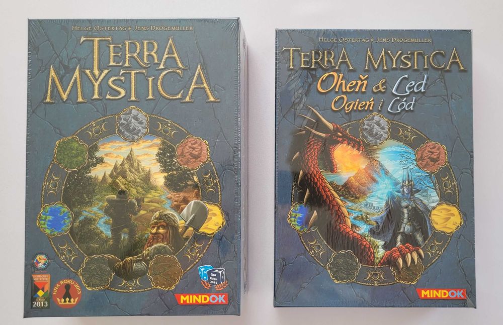 Terra Mystica + Ogień i Lód gra podstawowa + dodatek - Nowa, folia