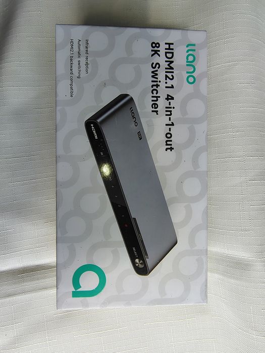 HDMI-перемикач Llano 2.1, який підтримує роздільну здатність 8K та режим 4-в-1-вихід.