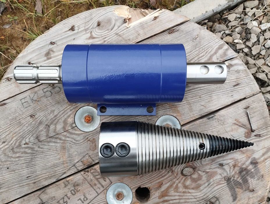 Łuparka świdrowa do ciągnika 100mm / Łuparka WOM / wałek 40mm