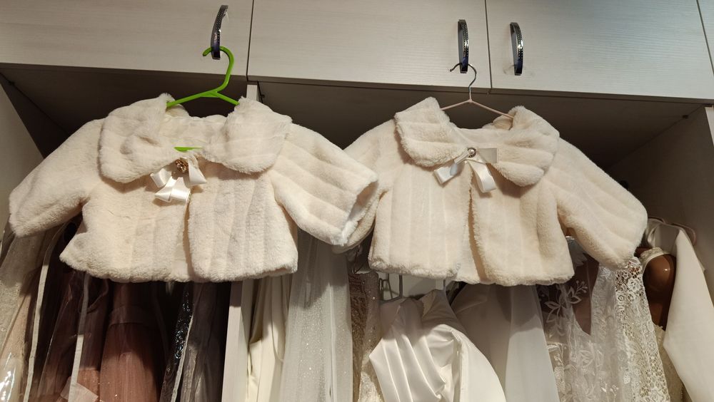 Різні шубки  молочні та сірі