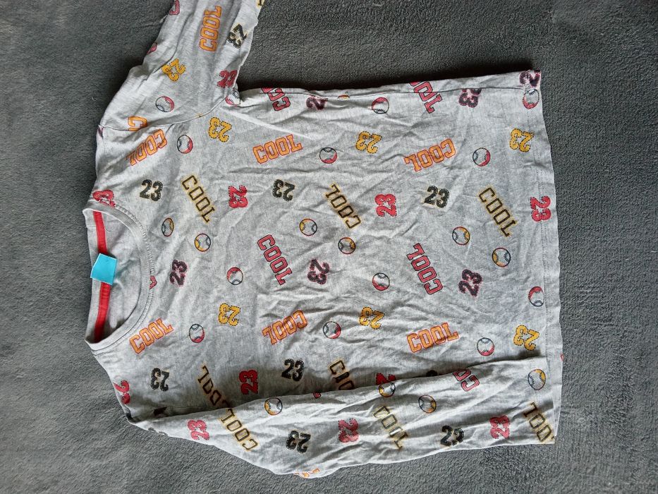 Koszulki długi rękaw, r. 128. 6 sztuk