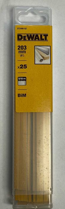 25 szt. Dewalt DT2490-QZ brzeszczoty 203mm do piły szablastej