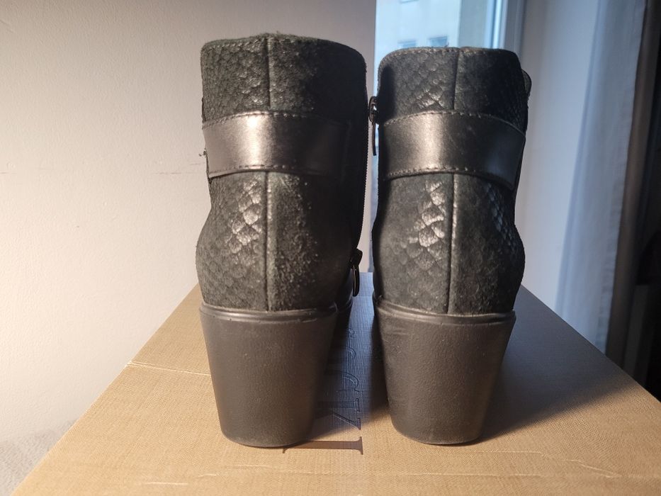 R.38 Botki skórzane Lasocki używane