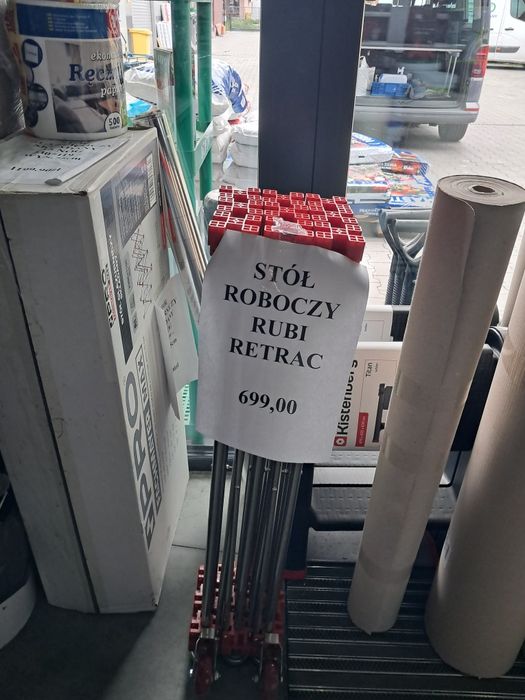 Stół roboczy rubi retrac