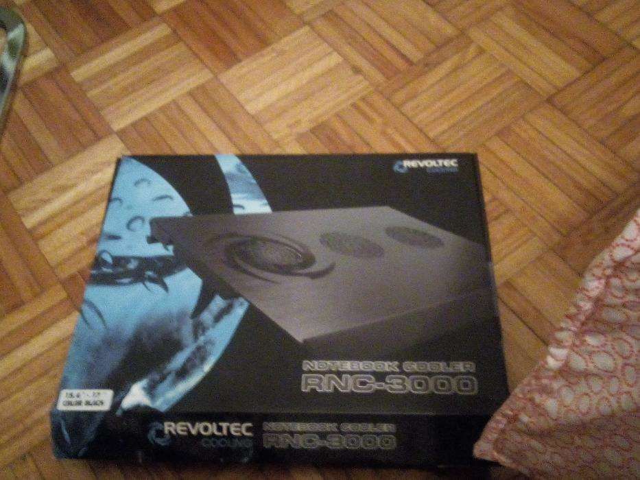 Notebook Cooler Revoltec RNC-3000 Preto ou Prata Novo