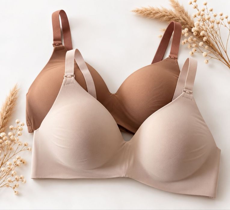 Бюстгальтери для годування H&M 85C — 2 шт, бежеві