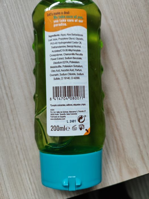 Tabaiba Sun aloesowy żel po opalaniu 200ml