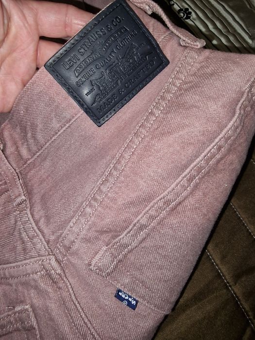 Calças Levis barrel crop novas