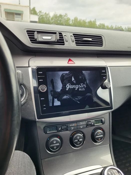 Магнитола Volkswagen Passat b6 b7 CC QLED 2023 Как Оригинал 4/64Gb