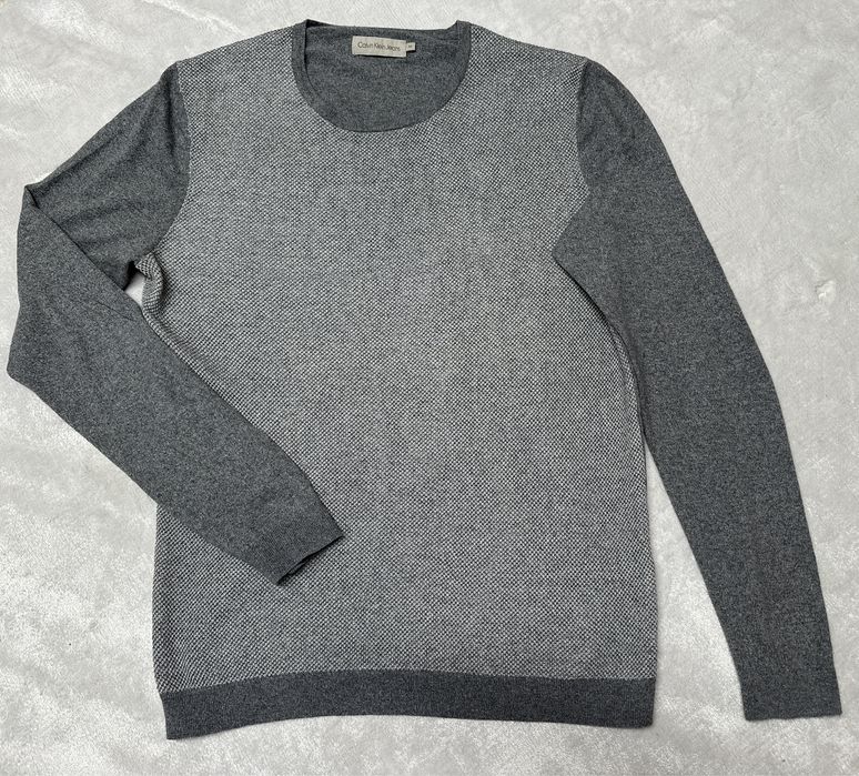 Calvin Klein jeans sweter szary bardzo wygodny modny jesień M