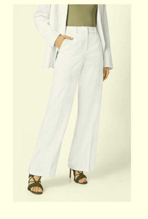 Spodnie z szerokimi nogawki