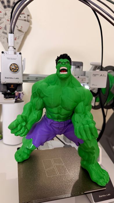 Action Figure Hulk - Impressão 3D de Alta Resolução